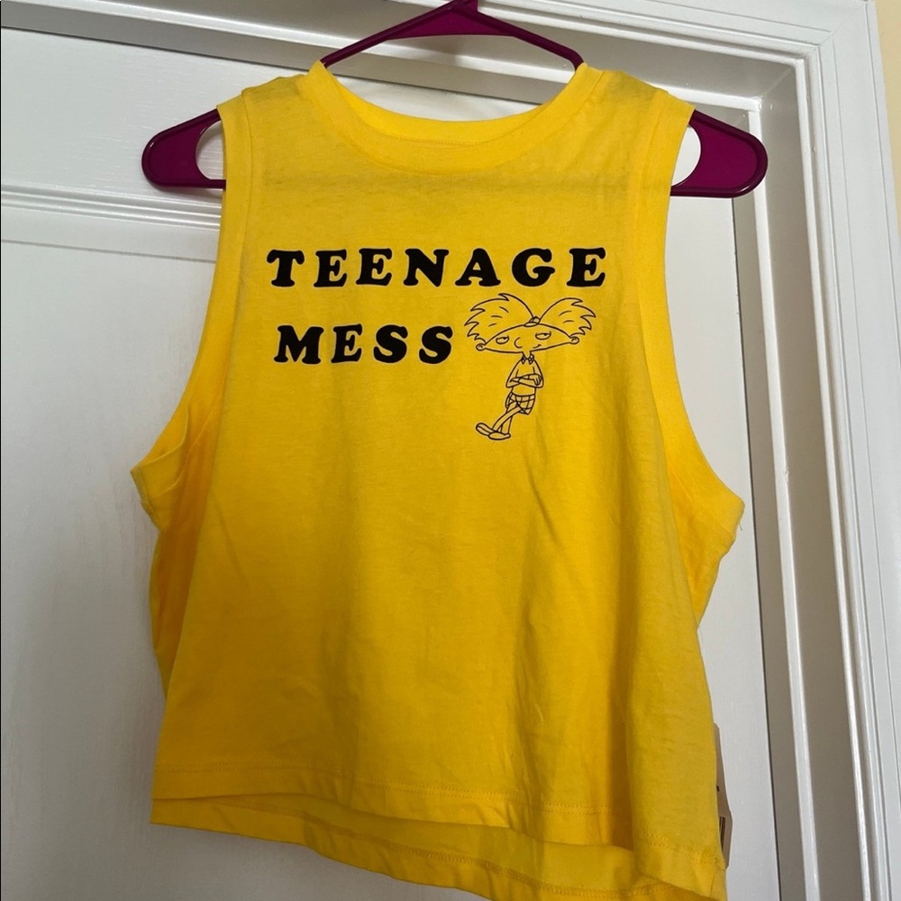 Nickelodeon “Teenage Mess” Crop Top